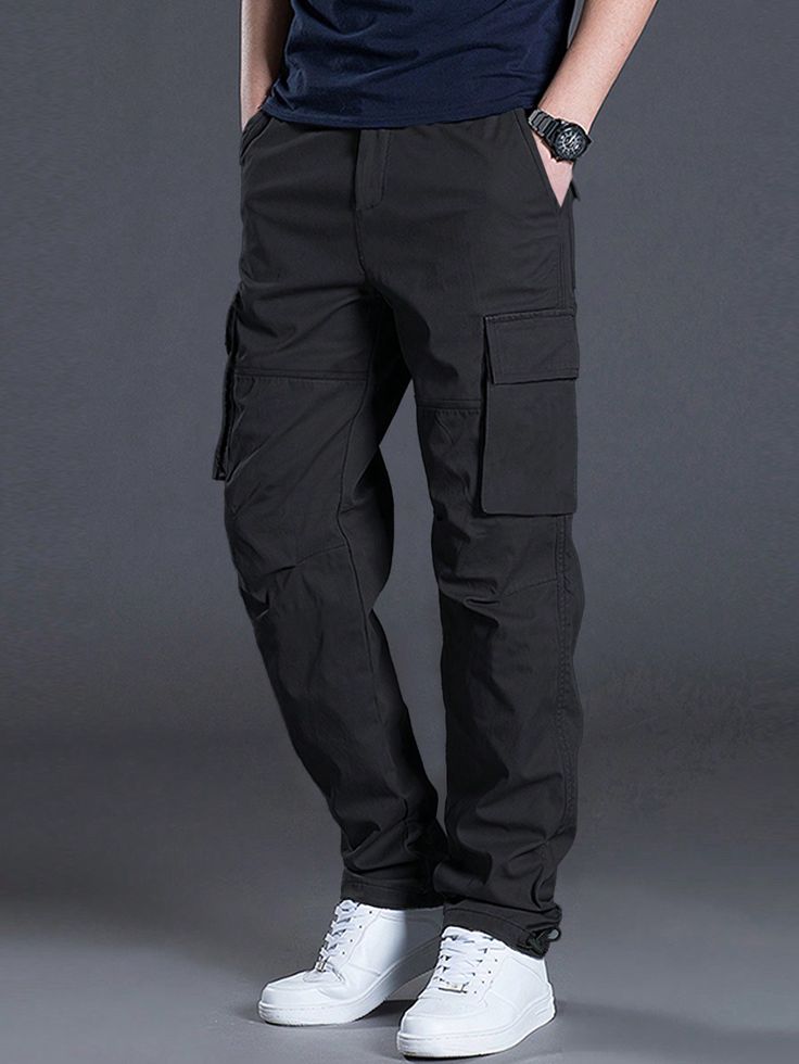 MEN SUMMER COTTON CARGO PANTS (PACK 2)