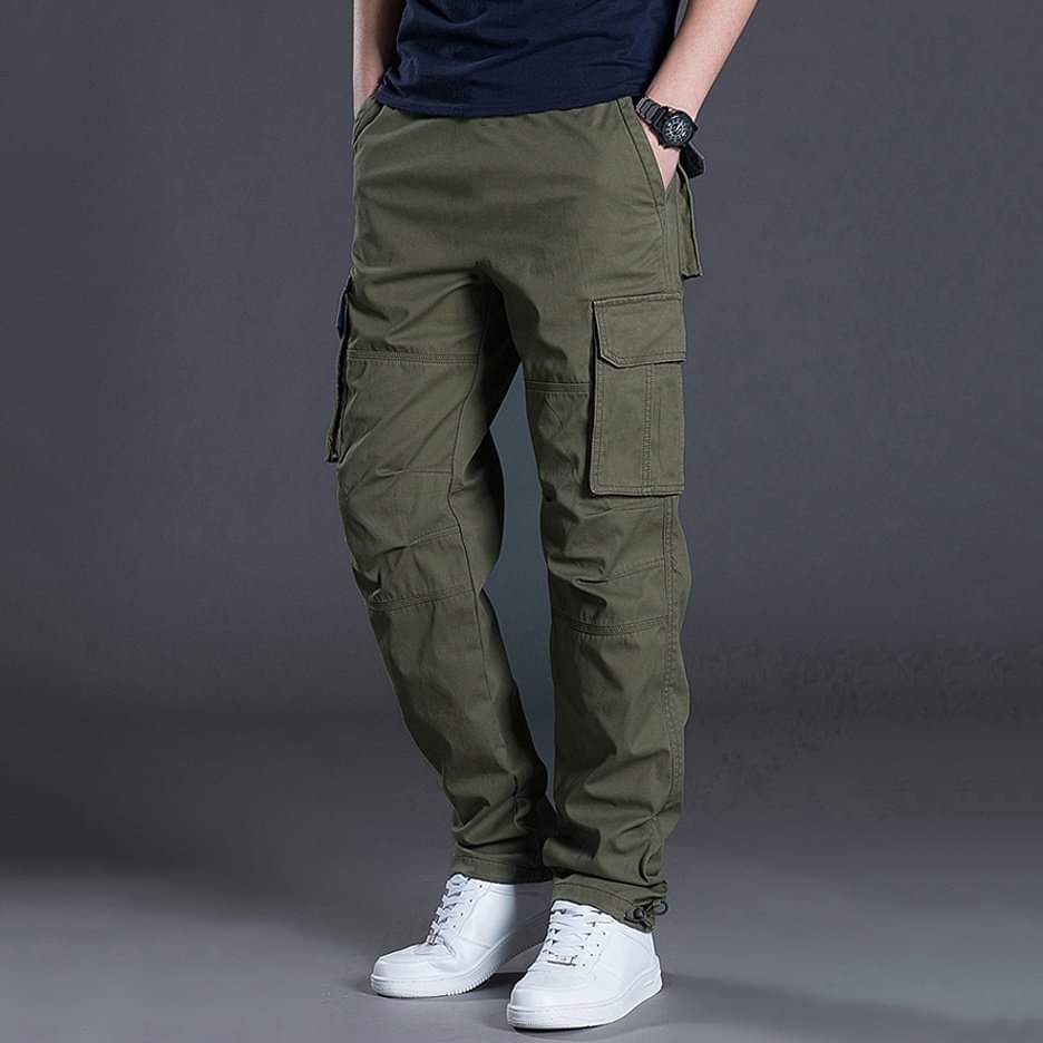 MEN SUMMER TROUSER CARGO PANTS (PACK - 2)